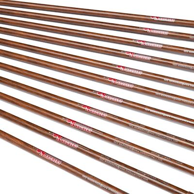 #ad 100% Pure Carbon Wood Skin Arrows ID6.2 32#x27;#x27; Spine 300 900 Compound Bow $83.98