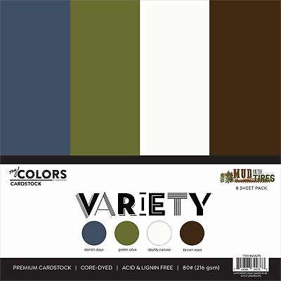 #ad PhotoPlay Cardstock Variety Pack 8 Pkg Mud On The Tires $12.16