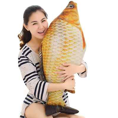 #ad 1pc 75cm Stuffed Pillow Plush Toy Fish Stuffed Doll for Children Birthday Gifts $24.29