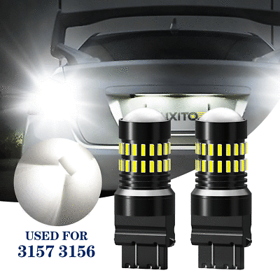 #ad 2X AUXITO 4157 3157 4114 LED DRL Driving Daytime Running Light Bulb White EOH $11.96