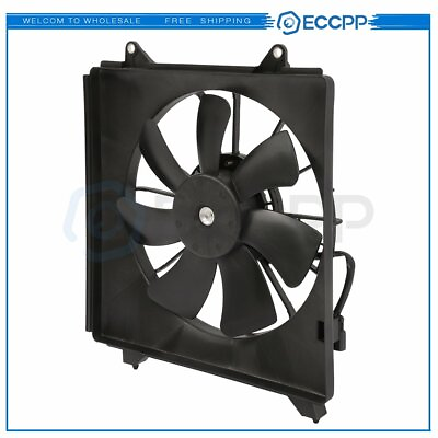 #ad A C Condenser Cooling Fan Assembly For 2013 2014 2015 2016 2017 Honda Accord $40.99