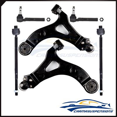 #ad 6pc Fits Saturn Relay 05 07 Front Inner Outer Tie Rod Control Arm Steering Parts $86.44