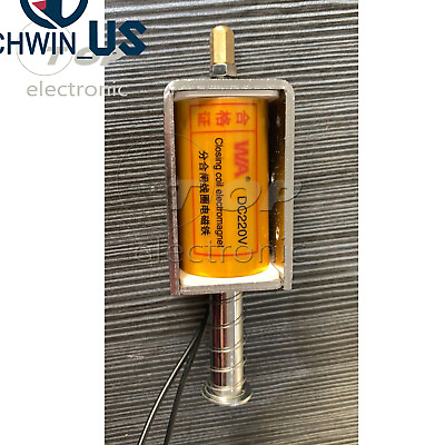 #ad 12V DC Long stroke Solenoid Electromagnet Electric Magnet Push Pull Actuator $13.66