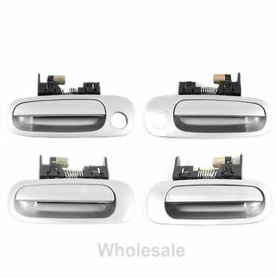 #ad Outside Door Handle 4PCS For 1998 2002 Toyota Corolla Silver Front amp; Rear DS500 $74.82