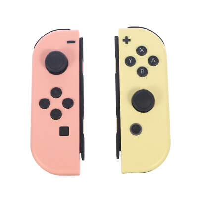 #ad For Nintendo Switch Joy Con L R Pastel Pink Pastel Yellow $39.99