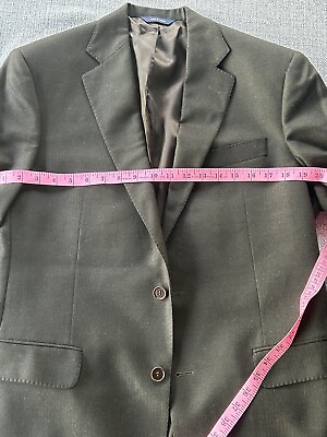 #ad Brooks Brothers Men’s Suit 40 R 33 W 100% SAXON Wool 1818 REGENT SEE PHOTOS $63.00