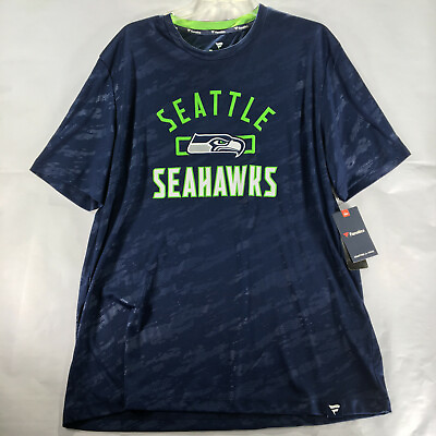 #ad NEW Seattle Seahawks Jersey Shirt Adult XL Blue NFL Fanatics Team Stealth NFL $26.97