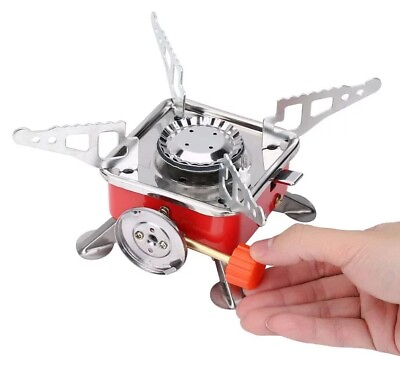 #ad Ultralight Camping Gas Foldable Stove with Piezo Ignition Brand NEW in BOX $19.99