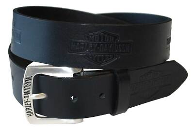 #ad #ad Harley Davidson Men#x27;s Tradition Bar amp; Shield Belt Black Leather HDMBT10576 $39.95