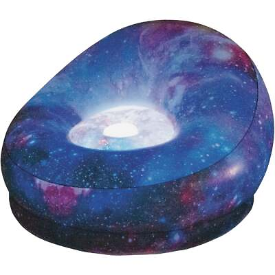 #ad AirCandy Illuminated Color Changing LED Inflatable Galaxy Chair with Remote $49.90