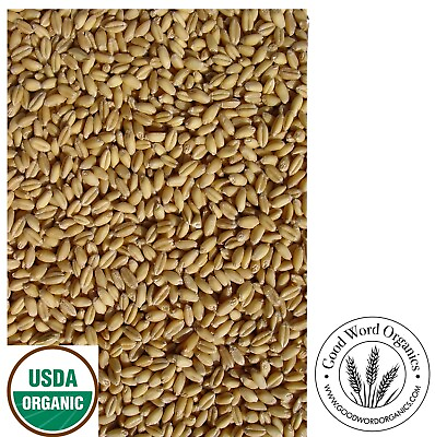 #ad Good Word Organics Certified Organic Soft White Wheat 5 lbs Bulk Grains Non GMO $16.99