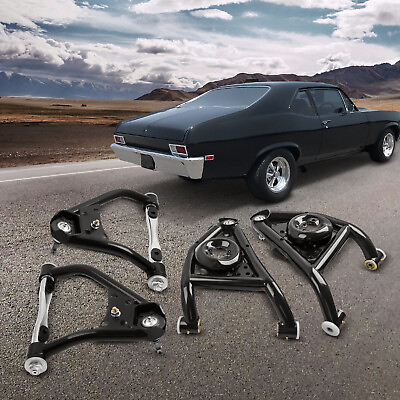 #ad Tubular Front Upper amp; Lower Control Arms for 1968 1974 Chevy Nova 67 69 Camaro $242.64