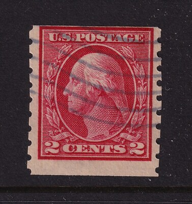 1912 Sc 413 early coil issue used single perf 8½ vertical CV $50 28 $32.50