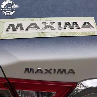 #ad Maxima Letters Emblem For Rear Trunk Emblem Nameplate Badge 2012 2018 Maxima $25.46
