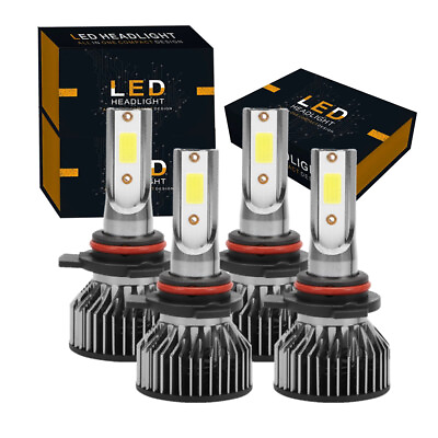 #ad For 2004 2012 Chevy Colorado Z71 Extended Cab Pickup 4X LED Headlight Bulbs Kit $31.99