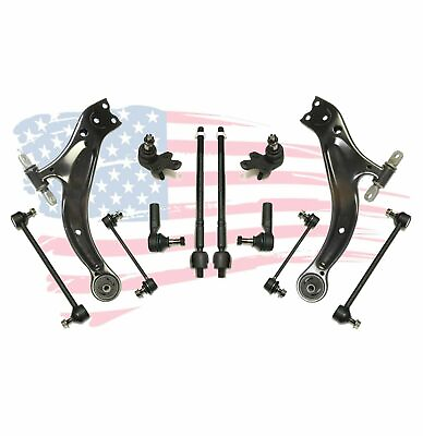 #ad 12 Pc Suspension Kit for Toyota Avalon Solara Control Arm Ball Joint Tie Rods $135.34
