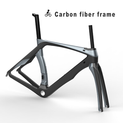 #ad Carbon Road Bike Frame Disc Brakes DI2 Mechanical Racing City Bicycle Frameset $809.76