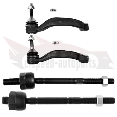 #ad 4pieces Steering Driver Passenger Front Inner Outer Tie Rod Links For 2002 Ford $41.13