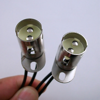 #ad 2pcs 1157 BAY15D Car Truck LED Light Bulb Socket Lamp Holder With Wire Connector C $5.99