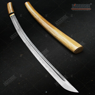 #ad USA STOCK 40quot; Handmade Razor Sharp Shirasaya Samurai Katana Sword Full Tang $91.58