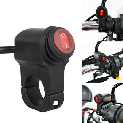 #ad 12V Motorcycle ATV Handlebar Headlight Fog Spot light On Off Switch Waterproof A $8.52