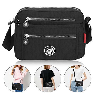 #ad Waterproof Messenger Cross Body Bag Ladies Handbag Large Shoulder Womens Purse $13.48