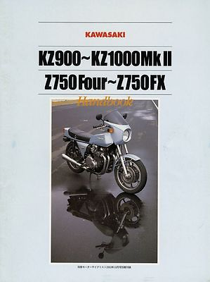 #ad BOOK Kawasaki KZ900 KZ1000MK.ll Z750 Four Z750FX Handbook Z1 R Z900 Z1000 Z Z1 $79.99