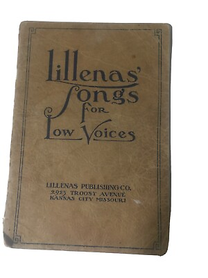 #ad Lillenas#x27; Songs for Low Voices $8.00
