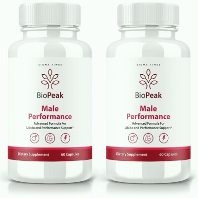 #ad 2 Pack BioPeak Male Enhancement Capsules BioPeak Performance for Men Pills $39.95