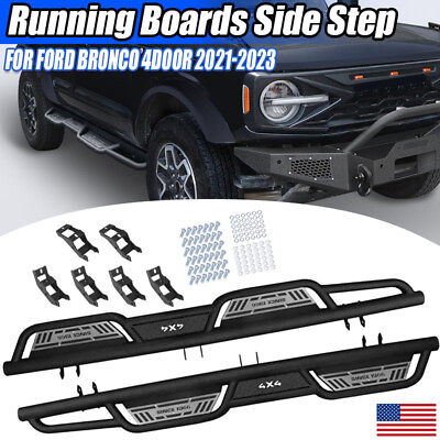#ad 2X Side Step Nerf Bar Running Board Replacement for Ford Bronco 4 Door 2021 2024 $269.99