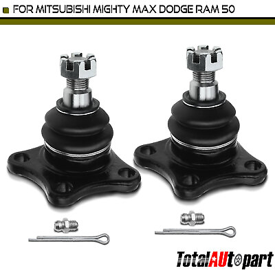 #ad 2pcs Ball Joint Set for Mitsubishi Mighty Max 1983 1996 Dodge Ram 50 Front Lower $29.49