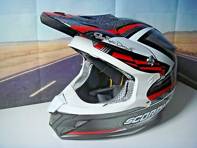 #ad Motorcycle Helmet SM Scorpion EXO Shane Rossi Design VX R70 Full Face 70 6113 HB $272.99