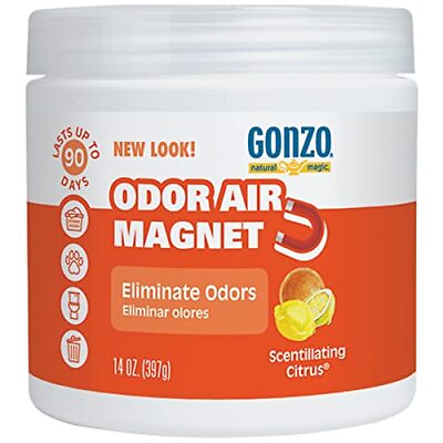#ad Gonzo Odor Absorbing Gel Odor Eliminator for Car RV Closet Bathroom Pet Area $13.27