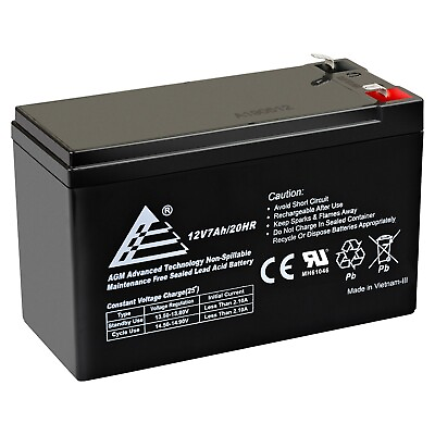 #ad ExpertBattery 12V 7Ah Battery Replaces Newark NP7 12 $25.99