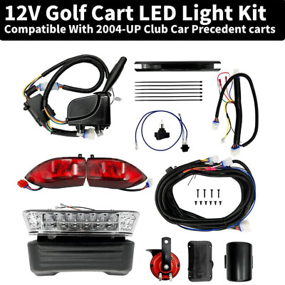 #ad Golf Cart LED Light Turn Signal Kit W Horn Brake Switch For Club Car Precedent $199.98