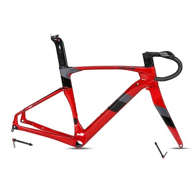 #ad #ad Carbon Fiber Road Bike Frame Disc Brake 700*28C XC Racing Bicycle Framesets $777.00
