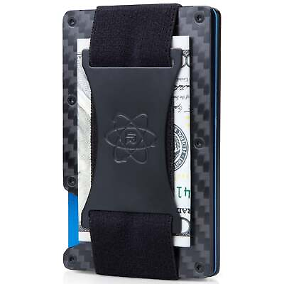 #ad #ad ROSSM RFID Wallet for Men Rigid Slim Minimalist Card Holder 3k Carbon Fiber $19.99