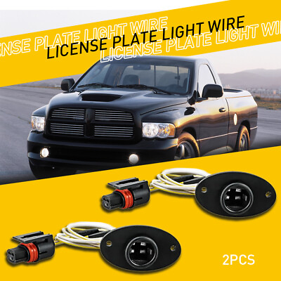 #ad 2pcs License Plate Light Wiring Harness Socket 5179988AC for Ram 2500 3500 94 02 $18.99
