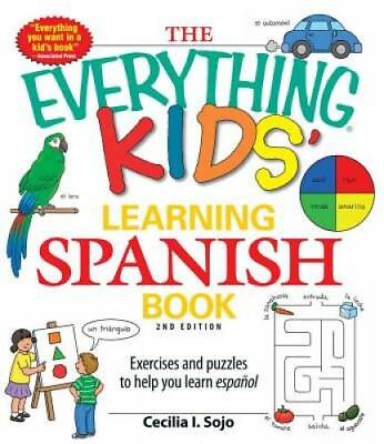 #ad The Everything Kids#x27; Learning Spanish Book: Exercises and puzzles to help GOOD $4.79