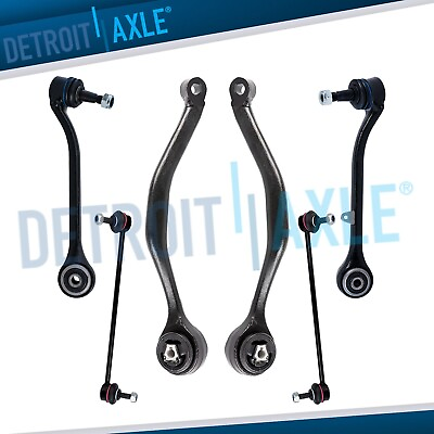 #ad Front Lower Forward Rearward Control Arms Sway Bar Links for 2004 2010 BMW X3 $134.09