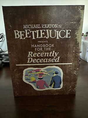 #ad Beetlejuice 4K Blu ray “Handbook for the Recently Deceased Limited”OOP Packaging $135.00