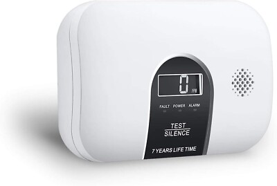 #ad Ecoey Carbon Monoxide LCD Digital Alarm Detector with Batteries amp; Screws 7Y Life $62.99
