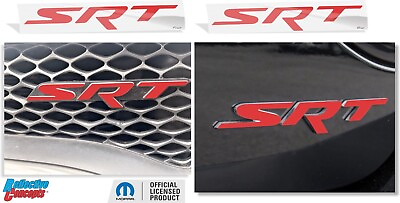 #ad #ad SRT Emblem Overlay Decals Grille and Trunk 2015 2018 Dodge Charger SRT $15.00