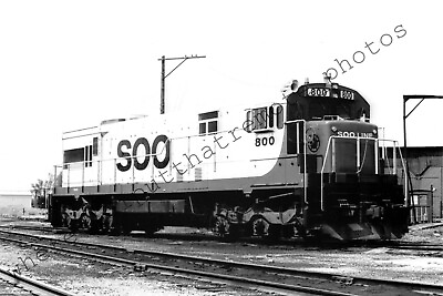 #ad Soo Line 800 EMD U30C Schiller Park ILL 1968 Photo $14.95