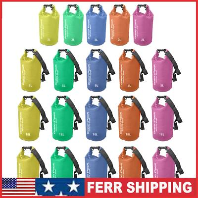 #ad Waterproof Pouch Dry Bag Sack for Camping Drifting Swimming Raft Trekking Bags $7.09