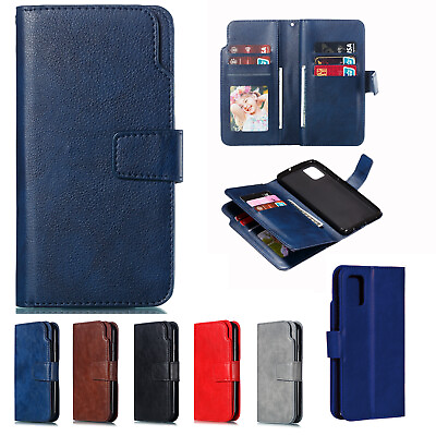 #ad Magnetic Wallet Leather Phone Case Cover for Samsung A71 A51 A01 A11 A21 A81 A91 $10.89