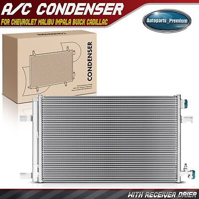 #ad AC Condenser w Receiver Drier for Chevrolet Impala Cruze Buick Regal Cadillac $56.15