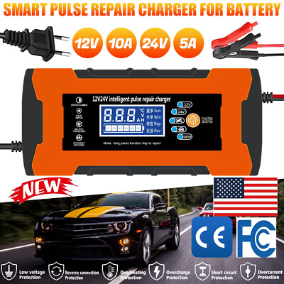 #ad Automatic Battery Charger Maintainer Trickle Charger for Car Truck Lawn Mower US $23.99