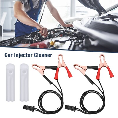 #ad Universal Vehicle Fuel Injector Flush Cleaner Adapter Kit Car Cleaning Tool $12.49