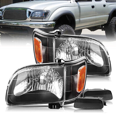 #ad 2x Headlamp Assembly For 2001 2004 Toyota Tacoma Turn Signal Lamps Bumper Light $87.49